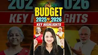 UNION BUDGET 2025 : Important Highlights 💯 #unionbudget #cuet2025