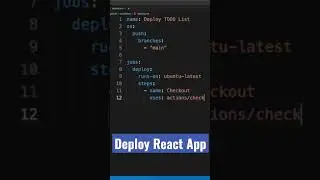 React App deployment using CICD #devops #docker #shorts #kubernetes #aws #javascript #programming