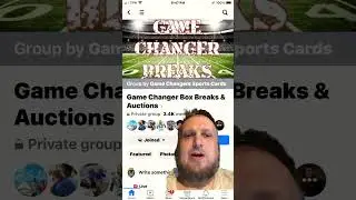 GROWING! (wOw) Our Sport Card Breaks Facebook Group Is Booming!
