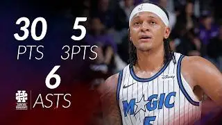 Paolo Banchero 30 pts 5 threes 6 asts vs Kings 25/26 season