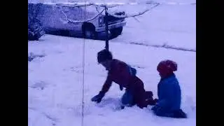 98277 A  Dani, Brian, Nate playing in snow Date