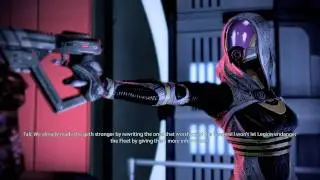 Mass Effect 2: Tali and Legion argue [Solved with Paragon] (1080p)
