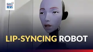 Lip-syncing robot learns to speak and sing using AI | GMA Integrated News