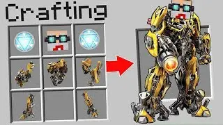 TERBONGKAR RAHASIA CARA CRAFTING TRANSFORMERS DI MINECRAFT!