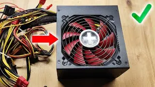 How to clean the power supply from dust - how to clean the power supply on a PC - psu cleaning ASMR