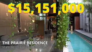 One of a kind Miami Beach Home seamlessly blends organic design and modern style for $15,151,000!