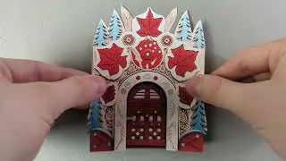 Autumn Maple Lodge Fairy Door Decal
