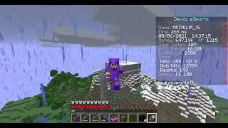 Flying without elytra in minecraft using multi tool (slime fun gadjet) METHUJA MC.