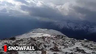 Gulmarg Receives Season's First Snowfall