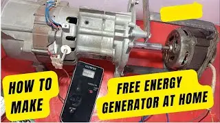 How To Make Free Energy Generator at Home | Low RPM Generator | Self Running Generator.