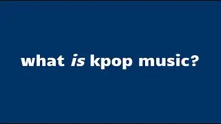 what music genres are there in kpop?