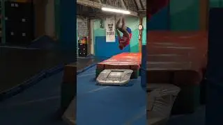 Successful Front Flip Training Part 4 🔥 #jordanchiles #gymnast #frontflip #gymnastics
