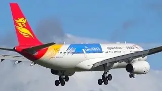 INAUGURAL ● Beijing Capital Airlines A330-243 Landing at Melbourne Airport - Plane Spotting