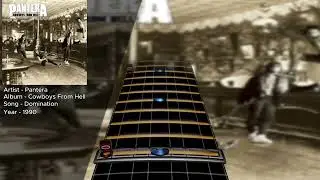 Pantera - Domination (Drum Chart)