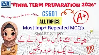 CS601 Data Communication Final Term Preparation 2025, 26 Most Important and Repeated MCQs Past Paper