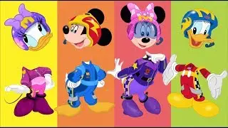 Wrong Heads Mickey Mouse and Friends Finger Family Song Nursery Rhymes for Kids and Toddlers