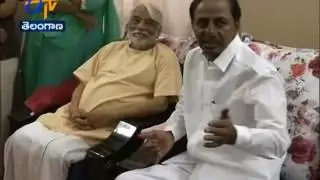 CM KCR Calls on Keshav Rao at NIMS Hospital
