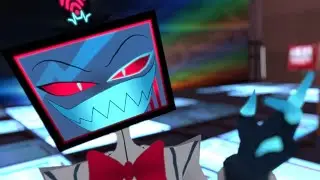 Vox stalks Alastor with you ⚡