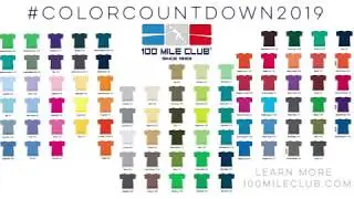 100 Mile Club&reg; | Color Countdown 2019