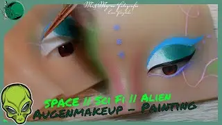 👽 Space Makeup 👽 Buntes Augenmakeup || Luna Fairytales