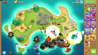 Bloons TD 6 Schimpansen Taktik auf Lotusinsel