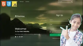 How To Make A Website With Login And Register | HTML CSS & Javascript