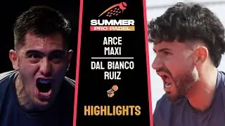 🔥ARCE & MAXI VS DAL BIANCO & RUIZ | SUMMER PRO PADEL 2026 | DIA 3 | HIGHLIGHTS
