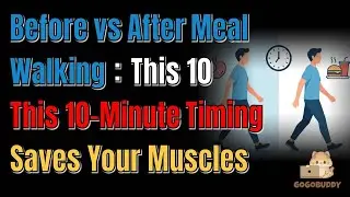 Before vs After Meal Walking：This 10 Minute Timing Saves Your Muscles