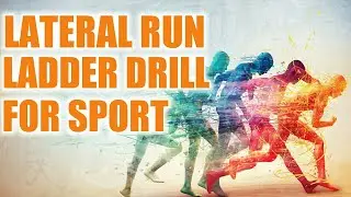 Lateral Run ladder drill, kids, youth, SAQ speed, agility, quickness footwork & fitness drill