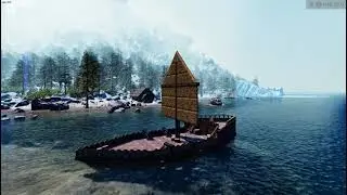 ARK  Survival Ascended Wikinger Base und Schiff