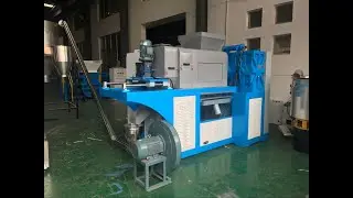 plastic PP/PE film and bags Squeezer granulator machine