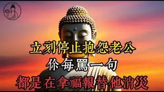 立刻停止抱怨老公：你每罵一句，都是在拿福報替他消災