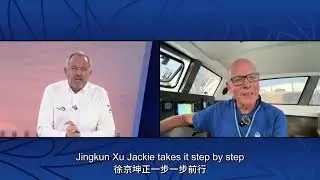 Mike Golding和徐京坤船长接受采访 Interview with Mike Golding and Captain Xu Jingkun