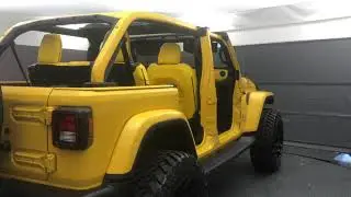 Custom Yellow 2020 Jeep Wrangler Unlimited Sahara