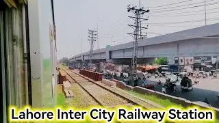 Tezgam Express Rawalpindi To Karachi Train Via Lahore Reaching In Lahore Inter City Railway Station