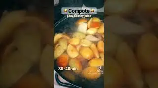 Fruit compote #shorts #easy #tasty #healthy #juice #fruits