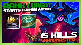 RANK 1 URGOT Couldn&rsquo;t Handle My AATROX &ndash; Now He Bans It