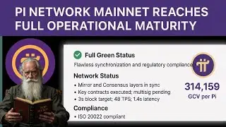 ХОРОШИЕ НОВОСТИ: PI NETWORK MAINNET ДОСТИГ ПОЛНОЙ ЭКСПЛУАТАЦИОННОЙ ЗРЕЛОСТИ