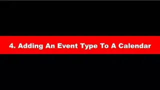 Calendar plugin tutorial: Adding an event type to a calendar (4/7)