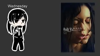 Wednesday, Enid and Xavier react to Wednesdays past as Vada from the Fallout