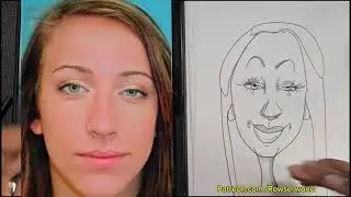 Рисуем шаржи вместе для начинающих #1