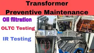 Transformer Preventive  Maintenance | Oil Filtration | @electricalwithrohit 