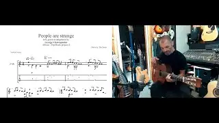 People are strange - The Doors - fingerstyle guitar score/tab available - George Chatzopoulos