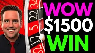 WON $1500 (BEST ROULETTE SYSTEM TODAY) COMPOUNDING INTEREST PREVAILS! #best #viralvideo #money #1k