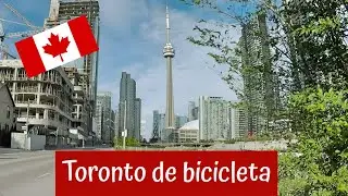 TORONTO DE BIKE - A Caminho do centro para tomar vacina