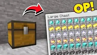 Minecraft but chest are op ( gone wrong ) 😅😱