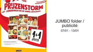 JUMBO folder / publicit&eacute; 07/01 - 13/01