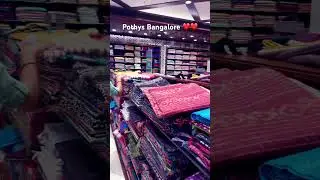 #pothyssilksarees❤️Pothys Bangalore❤️#bangalore #love #youtubeshorts #shorts #minivlog #vlog