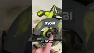 Как установить пильный диск Ryobi #инструменты #инструменты для циркулярной пилы Ryobi