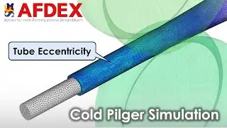 Cold Pilger Simulation with Tube Eccentricity | Multibody Analysis | #AFDEX